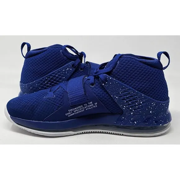 NEW!!! Nike Air Force Max 2 Men's Basketball Sneakers‎ Size 12.5 Game Blue