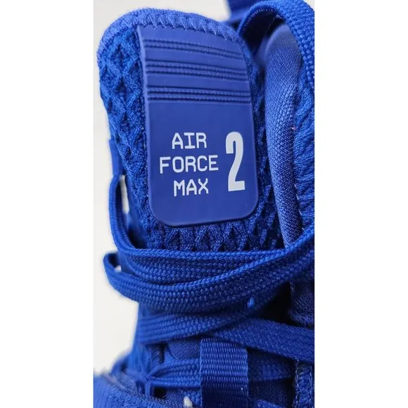 NEW!!! Nike Air Force Max 2 Men's Basketball Sneakers‎ Size 12.5 Game Blue