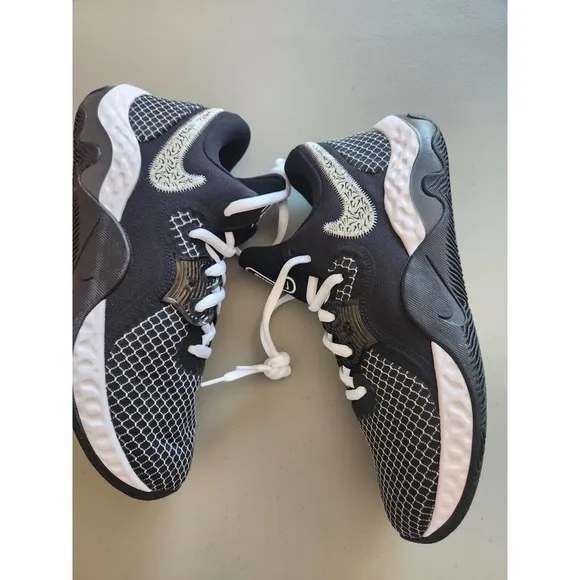 New Nike Men's Renew Elevate 2 Black White Basketball Shoes Sneakers Size 14