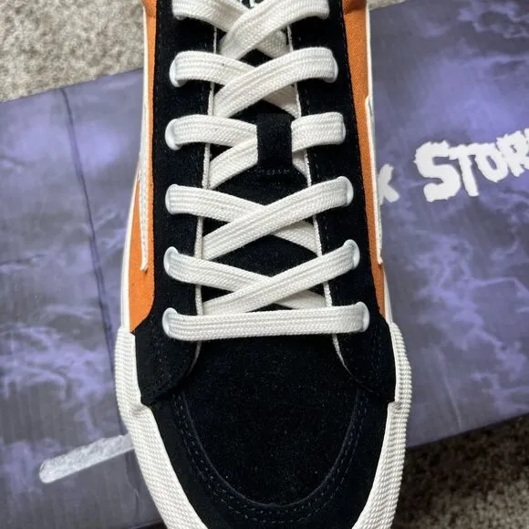 New Revenge x Storm Sneakers Size 10 Orange Black Vol. 2 Skater Shoes Men's #130