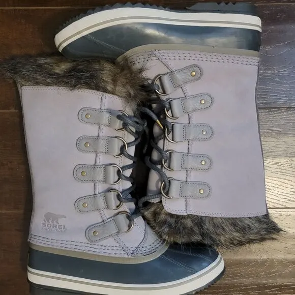 NEW Sorel Joan Of Arctic Winter Snow Boots Womens 6 Faux Fur Outdoors Cozy