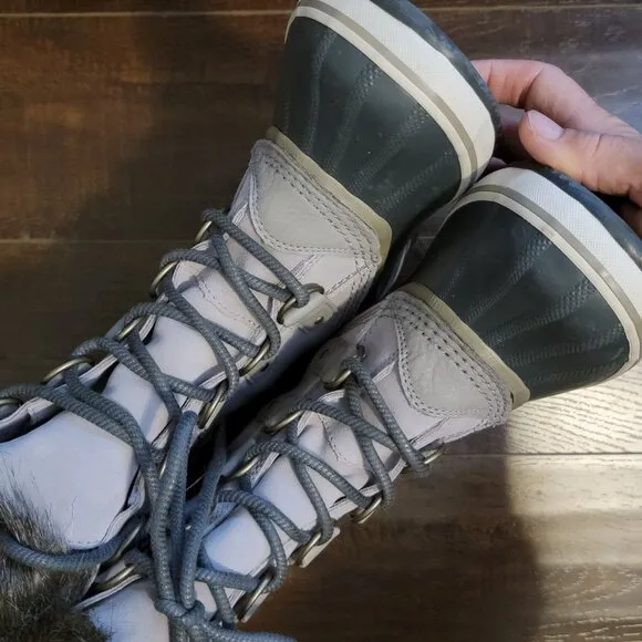 NEW Sorel Joan Of Arctic Winter Snow Boots Womens 6 Faux Fur Outdoors Cozy