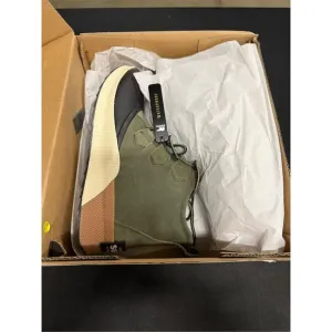 New Sorel Out N About III Classic Waterproof Boots 10.5 Stone Green Black