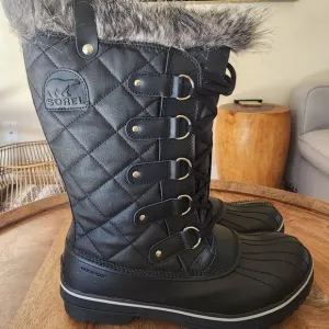 NEW Sorel Tofino CVS Black Waterproof Boots Women's Size 11
