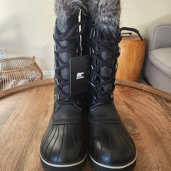 NEW Sorel Tofino CVS Black Waterproof Boots Women's Size 11