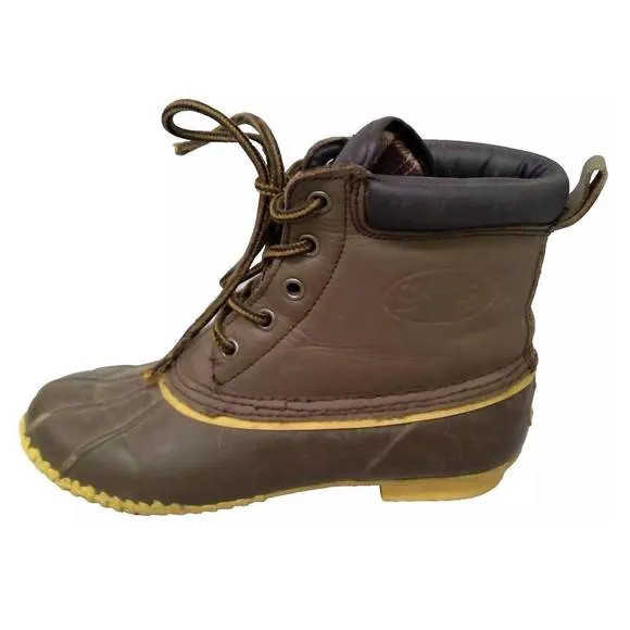 NEW SUPERIOR BOOT CO. kids' 5 eye duck boots - medium width in brown