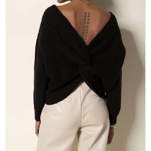 NEW TART COLLECTIONS leigh sweater in black