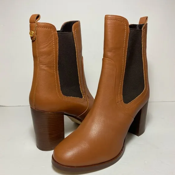 New Ted Baker London Daphina  Leather Heeled Chelsea Beautiful Ankle Boots Sz 9