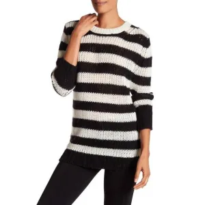 NEW TRINA TURK penelope striped wool blend sweater in multicolor