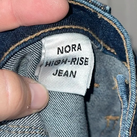 NEW TULAROSA x REVOLVE Nora Button Fly High Rise Jean Monserrat, Size 27