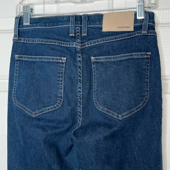 NEW TULAROSA x REVOLVE Nora Button Fly High Rise Jean Monserrat, Size 27