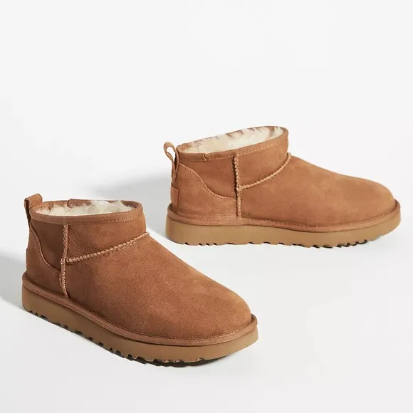 New Ugg Classic Ultra Mini Boots Chestnut