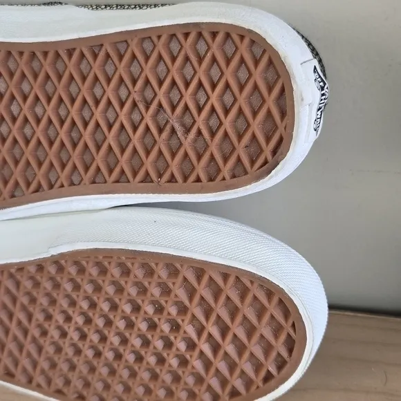 NEW Vans 8 Classic Slip On Metallic Gold Dots Low Top Sneakers SK8 Shoes 9.5
