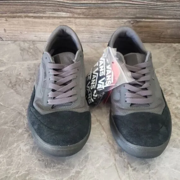 New Vans Ave Pro Skater Black Gray Sneakers Casual Punk Skateboarding Shoes