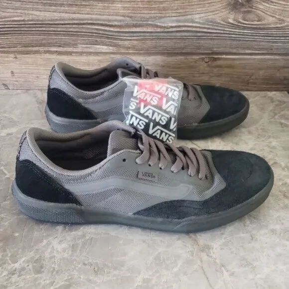 New Vans Ave Pro Skater Black Gray Sneakers Casual Punk Skateboarding Shoes