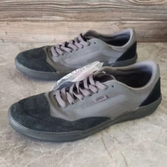 New Vans Ave Pro Skater Black Gray Sneakers Casual Punk Skateboarding Shoes