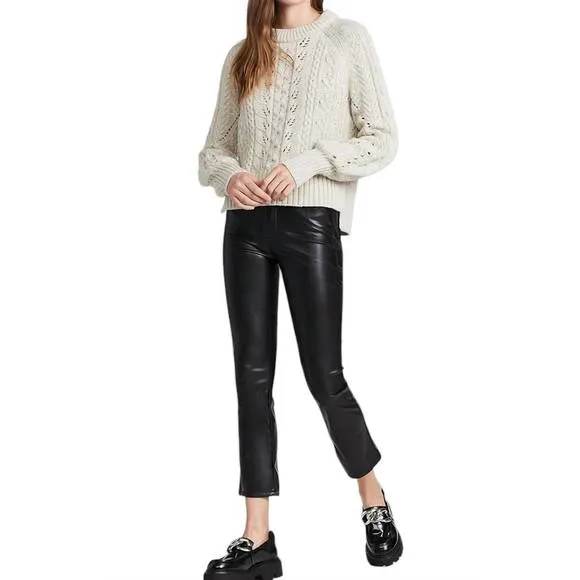 NEW VERONICA BEARD asita sweater in ivory