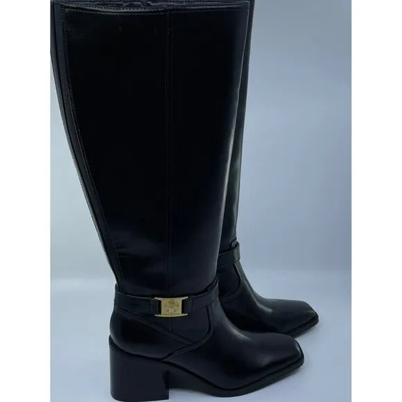 New Vince Camuto Wide Calf Black Sangeti Tall Boots Size 8