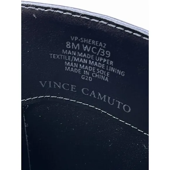 New Vince Camuto Wide Calf Black Sangeti Tall Boots Size 8