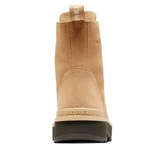 New w/Box Sorel Hi-Line Lace Up Waterproof Suede Lug Sole Ankle Boots Size 9.5