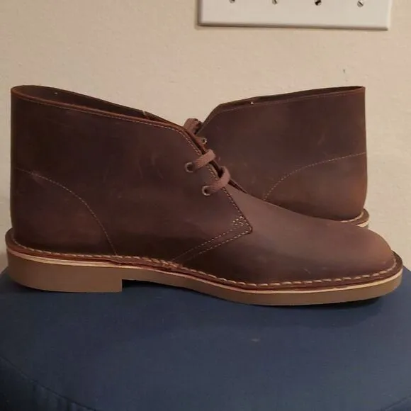 NEW Clark's Bushacre 2 Leather Chukka Boots 11