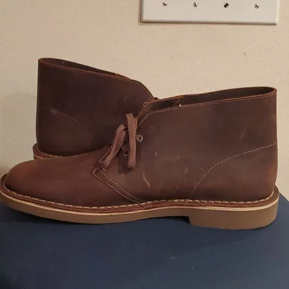 NEW Clark's Bushacre 2 Leather Chukka Boots 11