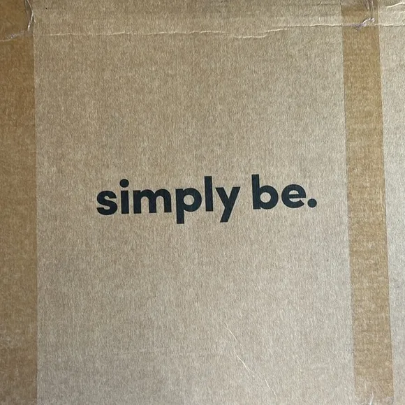 NIB SIMPLY BE BLACK Combat Boots eyelet- Size: 6 EX WIDE Women’s