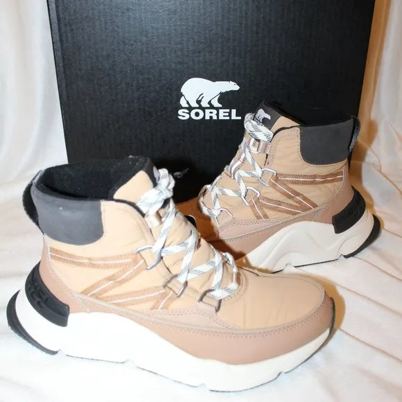 NIB SOREL WOMEN'S SPORT WATERPROOF RNEGD KINETIC WINTER ANKLE SNOW BOOTS‎