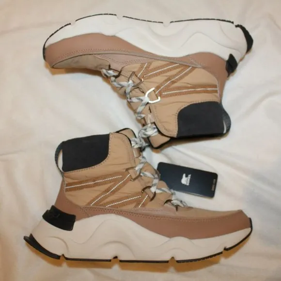 NIB SOREL WOMEN'S SPORT WATERPROOF RNEGD KINETIC WINTER ANKLE SNOW BOOTS‎