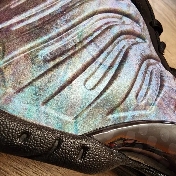 NIKE Air Foamposite One Abalone Basketball Sneakers