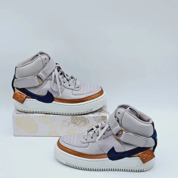 Nike Air Force 1 Jester XX High Tops Womens Size 7 Violet Ash Sneakers Skater