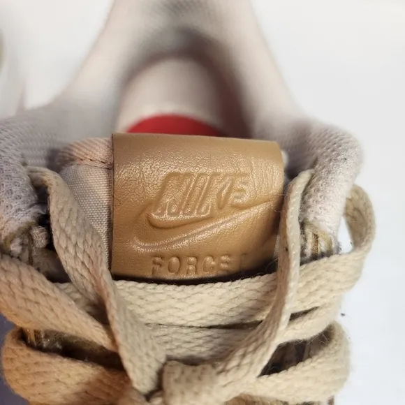Nike Air Force 1 LV8 Youth 1.5Y Ale Brown Sesame Excellent Used Condition