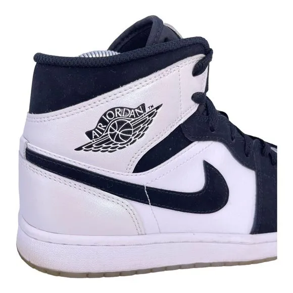 Nike Air Jordan 1 Mid Diamond Shorts Black White DH6933-100 Mens Size 9.5