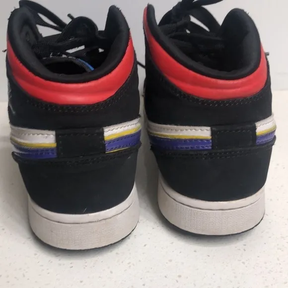 Nike Air Jordan 1 Mid Rivals Sneakers Basketball Shoes 5.5