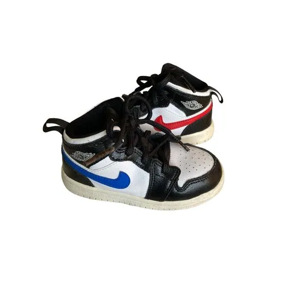 Nike Air Jordan 1 Mid Toddler 8C Sneakers
