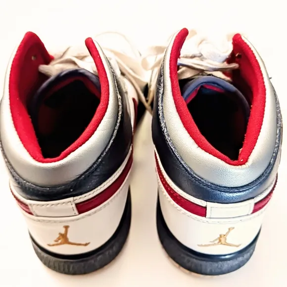 NIKE Air Jordan 1 Retro U.S. Olympic Gold Metal Victory Red/White/Blue Size 6Y