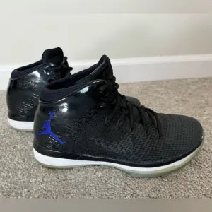 Nike Air Jordan 31 Space Jam Mid top 2016 Black Sneakers Kids Shoe Size 7Y
