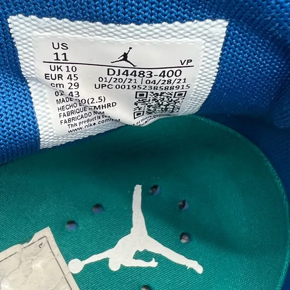 Nike Air Jordan 36 XXXVI SE L &quot;Luka Doncic PE&quot; Men’s 11 Blue DJ4483-400 Sneakers
