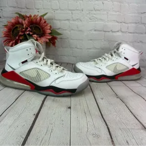 nike air jordan mars 270 fire red basketball shoes sz 11.5 mens hoops GOAT