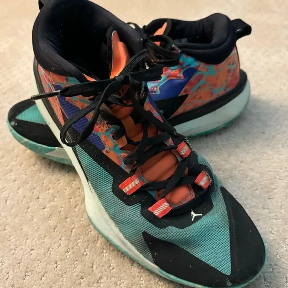 NIKE AIR JORDAN Men's Zion 1 Basketball Hyper Jade Sneakers DA3130-800-Size 13
