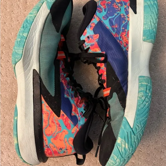 NIKE AIR JORDAN Men's Zion 1 Basketball Hyper Jade Sneakers DA3130-800-Size 13