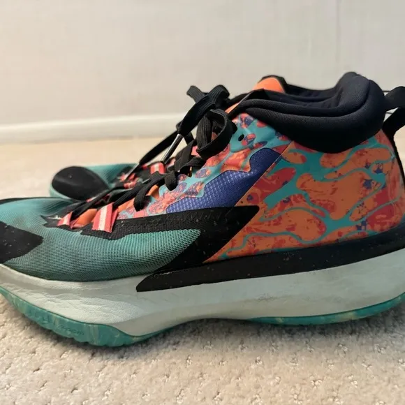 NIKE AIR JORDAN Men's Zion 1 Basketball Hyper Jade Sneakers DA3130-800-Size 13