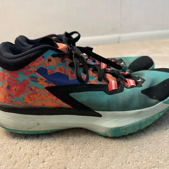 NIKE AIR JORDAN Men's Zion 1 Basketball Hyper Jade Sneakers DA3130-800-Size 13