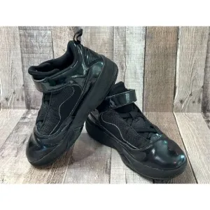 Nike Air Jordan CN8095-005 Max Aura 2 Triple Black Basketball Sneakers Youth 3Y