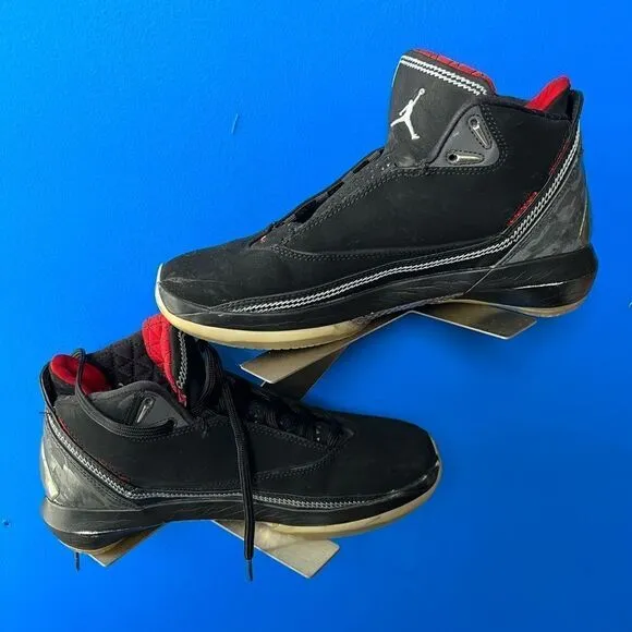 Nike Air Jordan XX2 Basketball Sneakers Youth 6.5 Black Shoes 315300-001