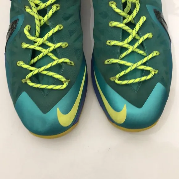 NIKE AIR LEBRON JAMES 10 ELITE MIAMI DADE BASKETBALL SNEAKERS MENS SIZE 15