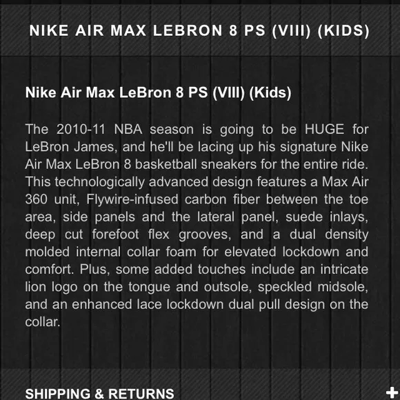 Nike Air Max Lebron PS (VIII) basketball sneakers white red