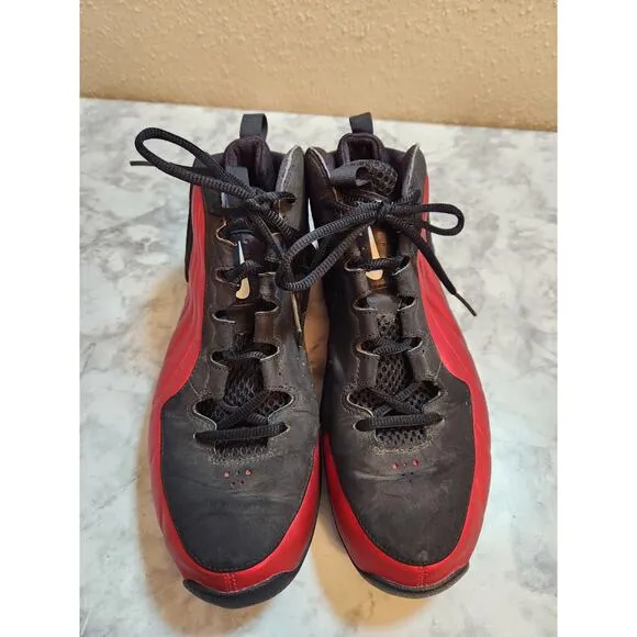 Nike Air Max Wavy Low Men's Red Black Leather Basketball Sneakers Shoes Size 11