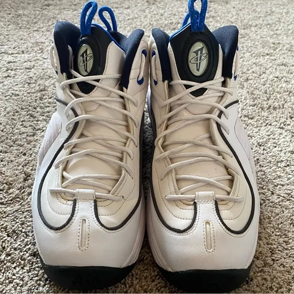 Nike Air Penny 2 ‘Home’ 2016 Men’s 12 Sneakers White/Blue 333886-100