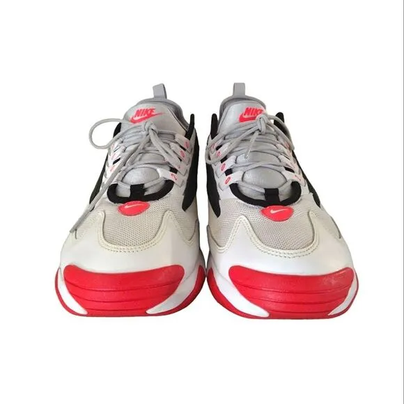 Nike Air Zoom 2000 2K White Red Basketball Sneakers Men's 10.5